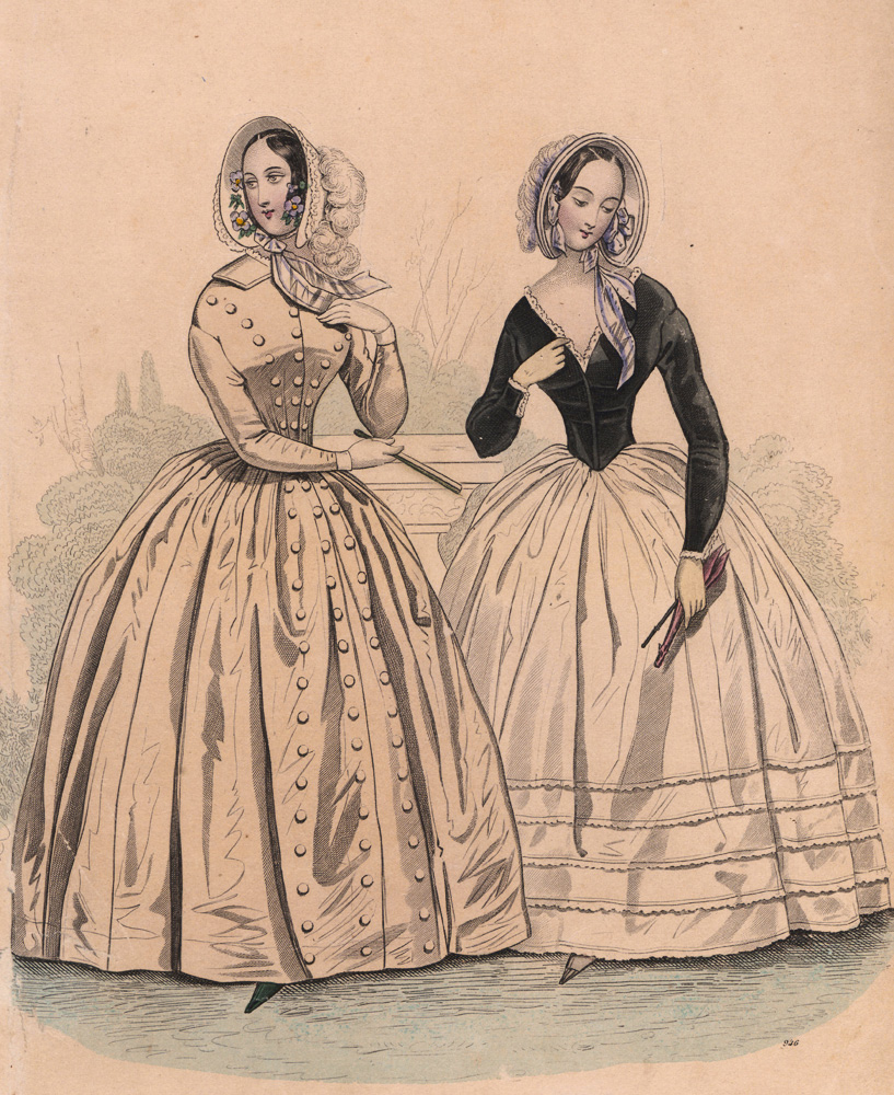 Ubiór kobiecy z 1840 r.